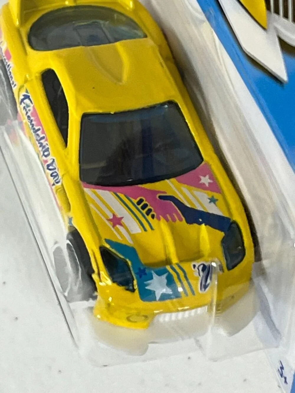 Hot Wheels 24/Seven Celebration Racers 117/250 Yellow Friendship Day Car 2024